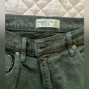 Dark Green Abercrombie Jeans
